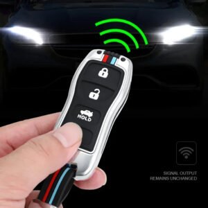 Porte-clés Nissan cuir noir premium – Image 3